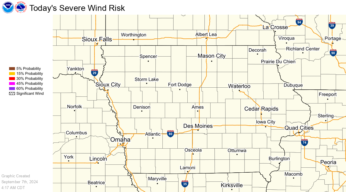 SPC Day 1 Wind Outlook