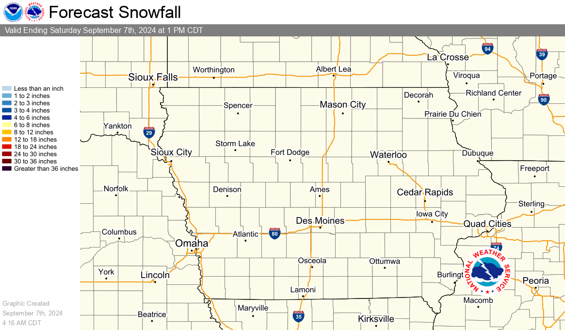 12 Hour Snow Accumulation Forecast