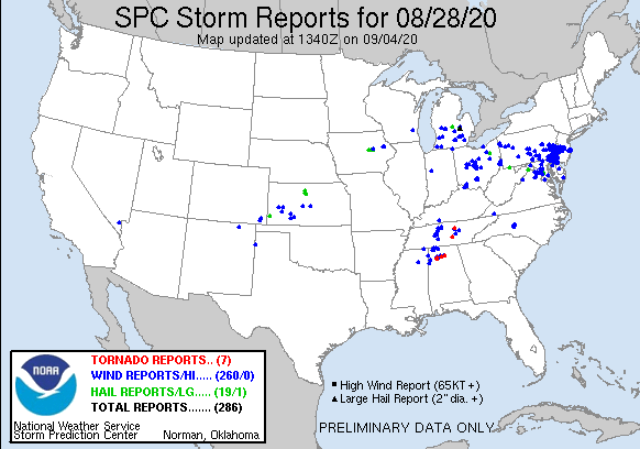 National Storm Reports