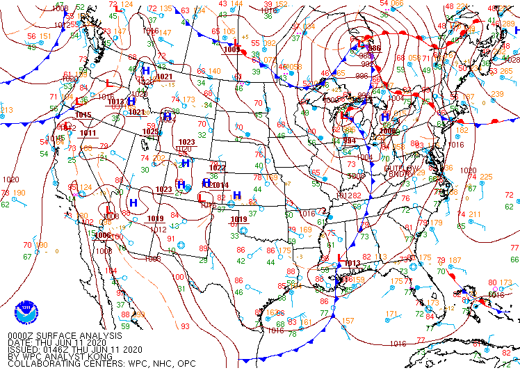 00Z Surface Map