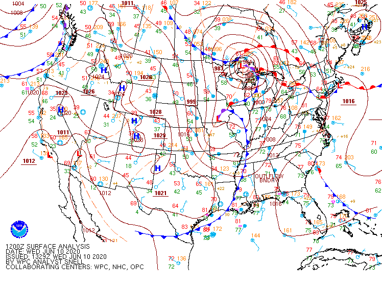 12Z Surface Map