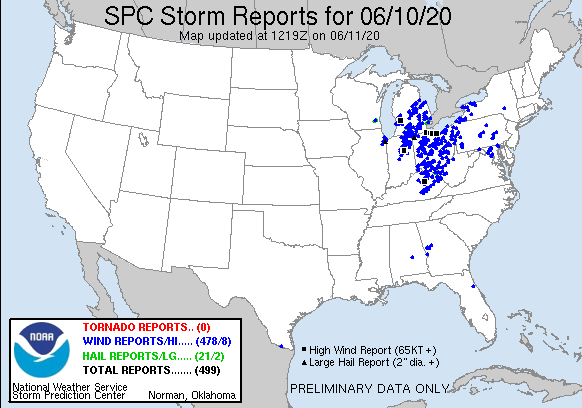 National Storm Reports