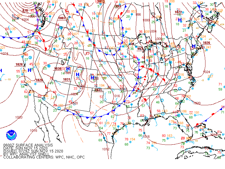 12Z Surface Map