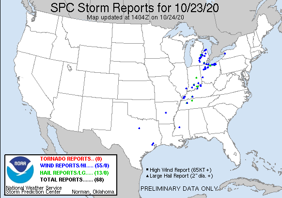 National Storm Reports