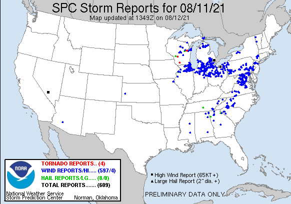 National Storm Reports