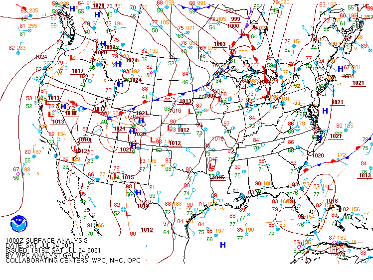 18Z Surface Map