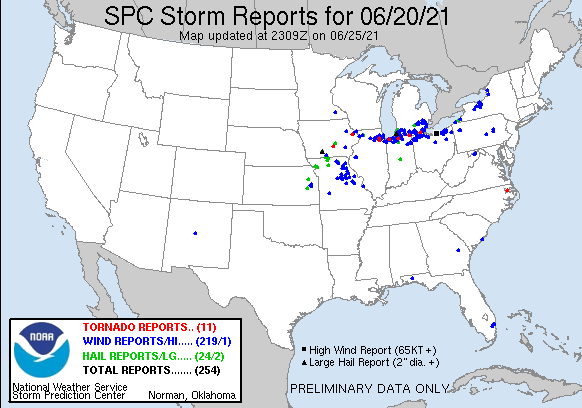 National Storm Reports