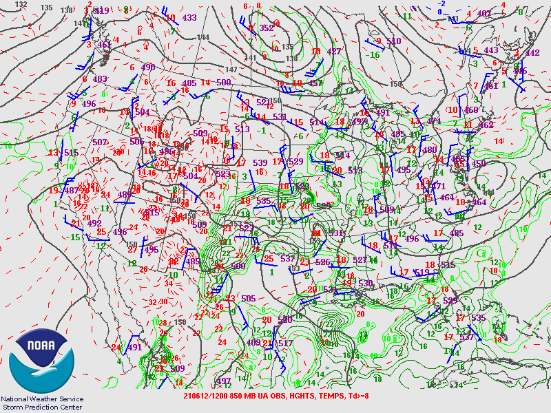 850mb Map