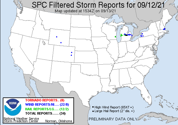 National Storm Reports