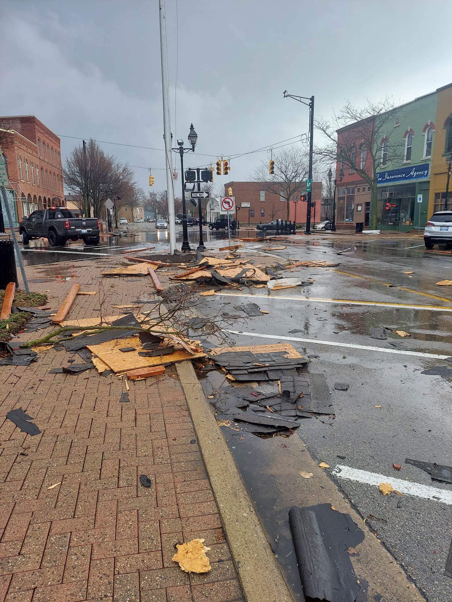 Dundee Tornado Damage - Leslie Hayes