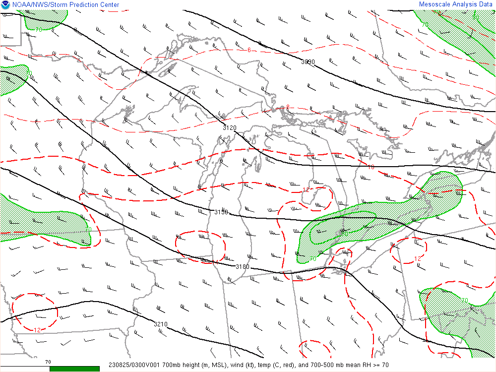 700mb Map