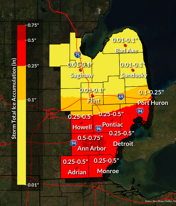 Storm Total Ice