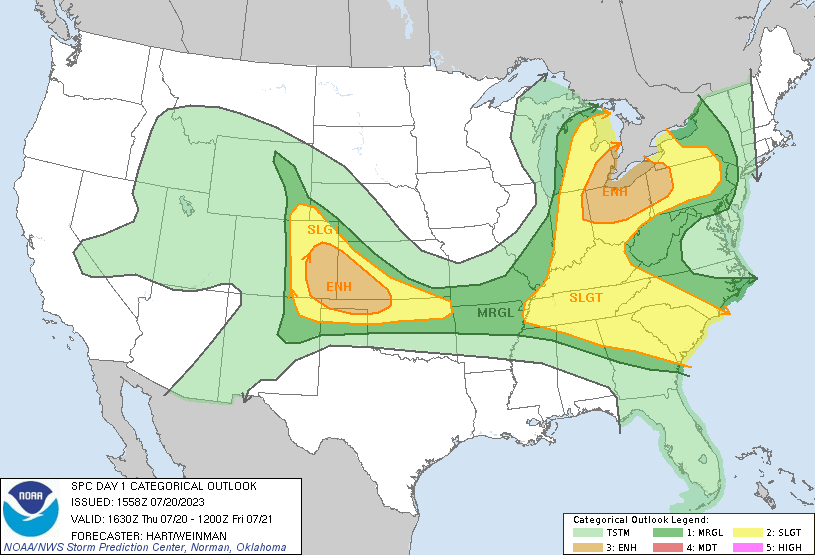 20230720 1630 UTC Day 1 Outlook Graphic