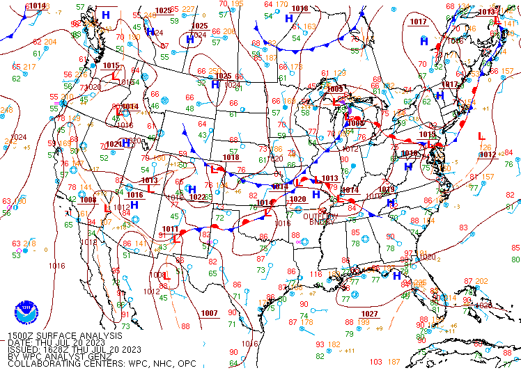 Archived Surface Analysis