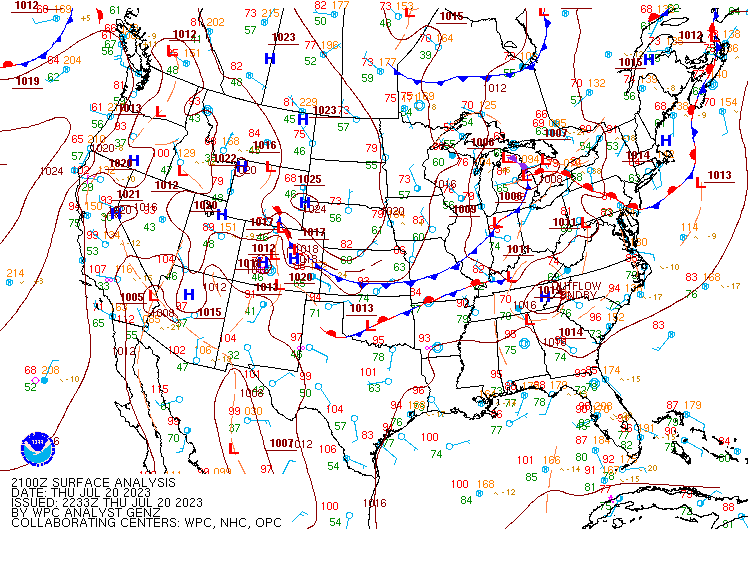 Archived Surface Analysis