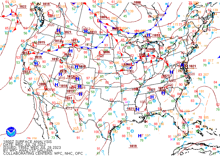 Archived Surface Analysis