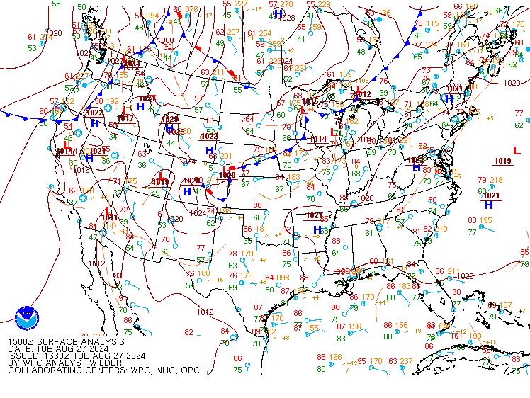 Archived Surface Analysis