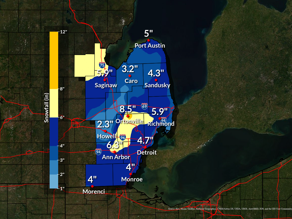 Storm Total Snow