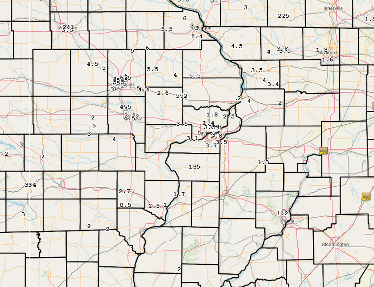 Storm Reports Map