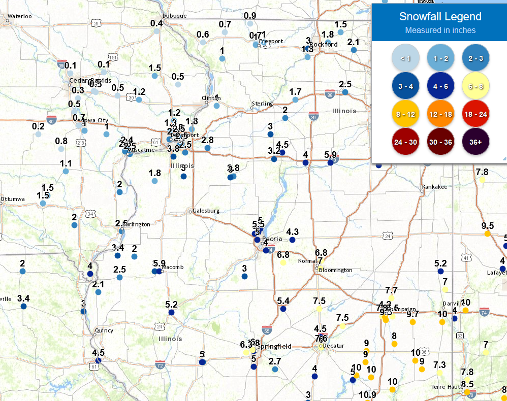 Storm Reports Map