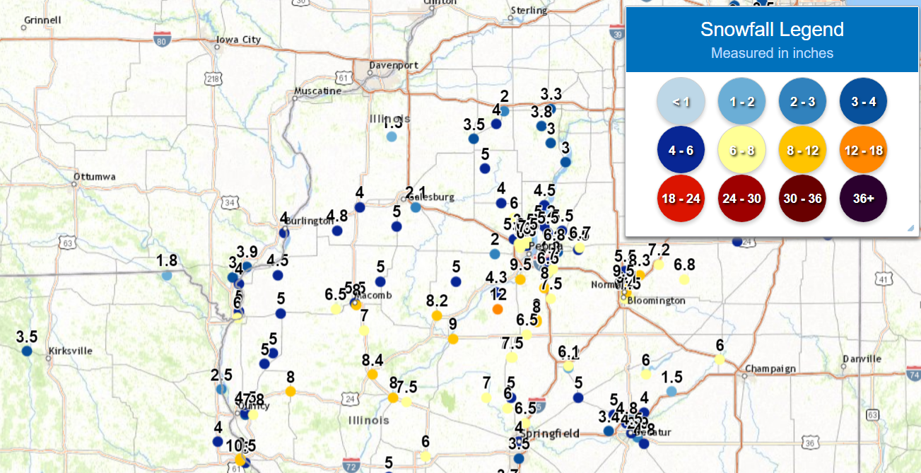 Storm Reports Map