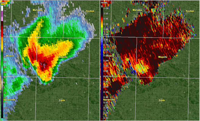Radar Loop of Supercell