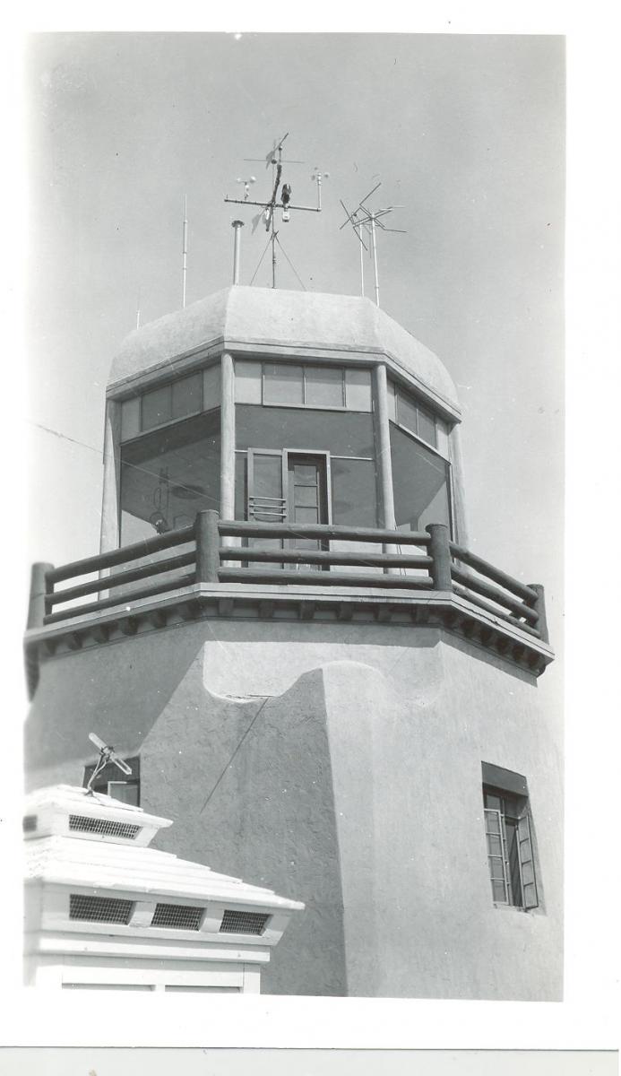 Wind Instruments on the El Paso Airport Tower in 1943