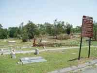 [ Damage to cemetary. ]