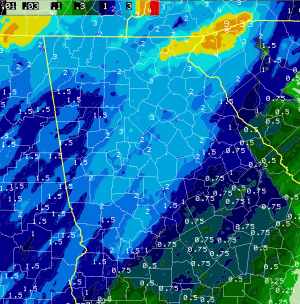 [ Storm total rainfall amounts. ]