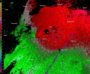 [ Velocity from Bibb County Tornado. ]