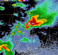 [ Reflectivity image of Bartow Tornado ]