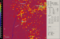 [ Correlation Coefficient near Moreland, GA from 12/21/11. ]