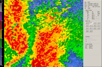 [ Reflectivity near Moreland, GA from 12/22/11. ]