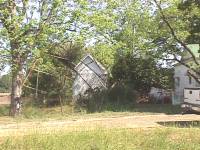 [ outbuilding damaged ]