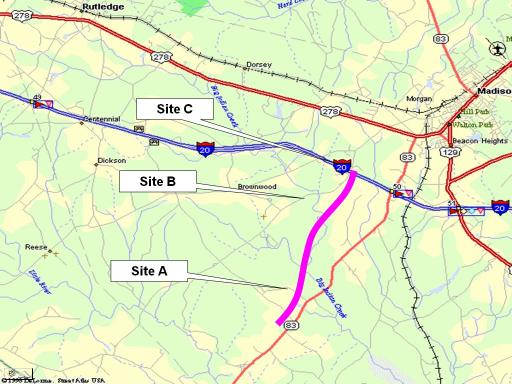 [ plot of damage path - see purple line]