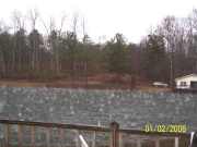 [ hail splashing down in lake near Palmetto ]