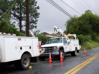 [ repairing power lines ]