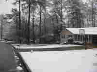 [ Snow in northen Bibb county. ]