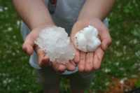 [ Three large stones in hand. ]