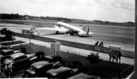 view from the early airport office