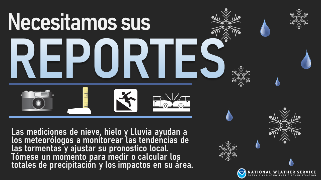 Necesitamos sus reportes