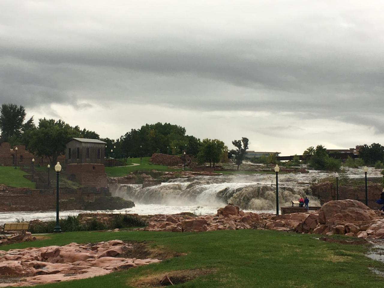 Image of Falls park around 4:30 pm CDT September 15, 2016