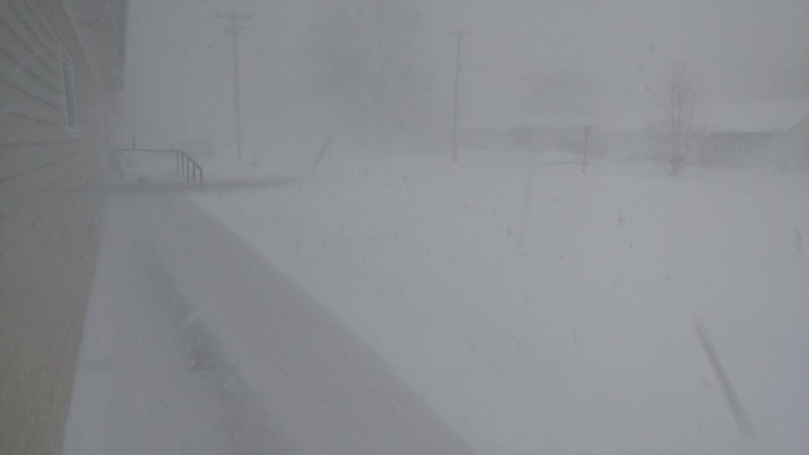 Low visibility and drifts in Concord Nebraska