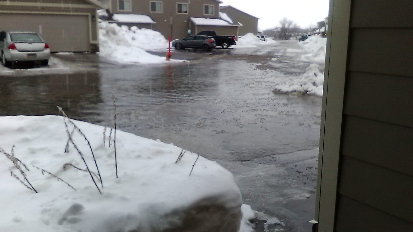 Flooding in southeast Sioux Falls