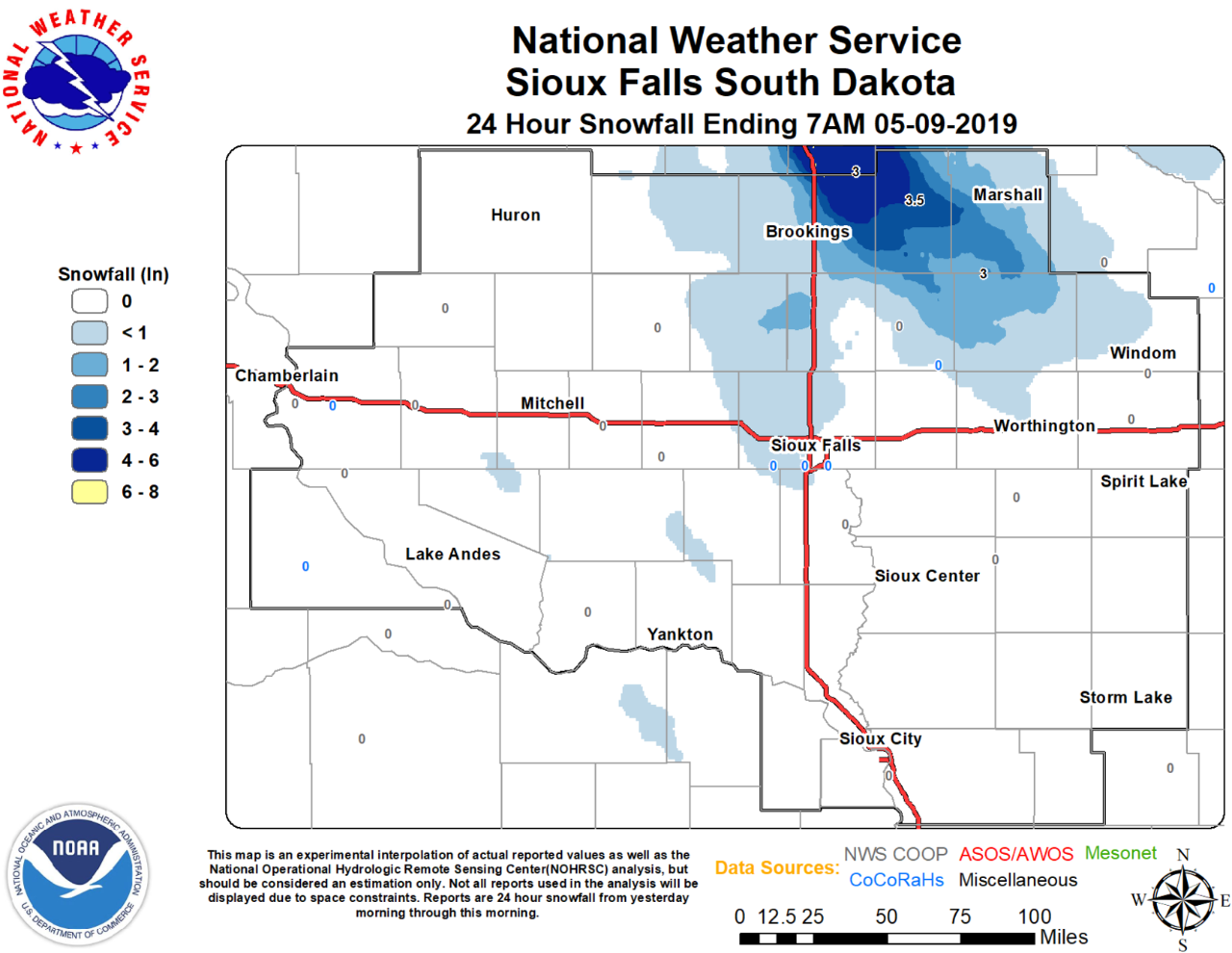 Storm Total Snowfall