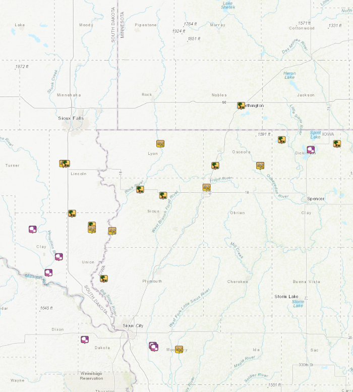 Map of storm reports for June 21, 2020