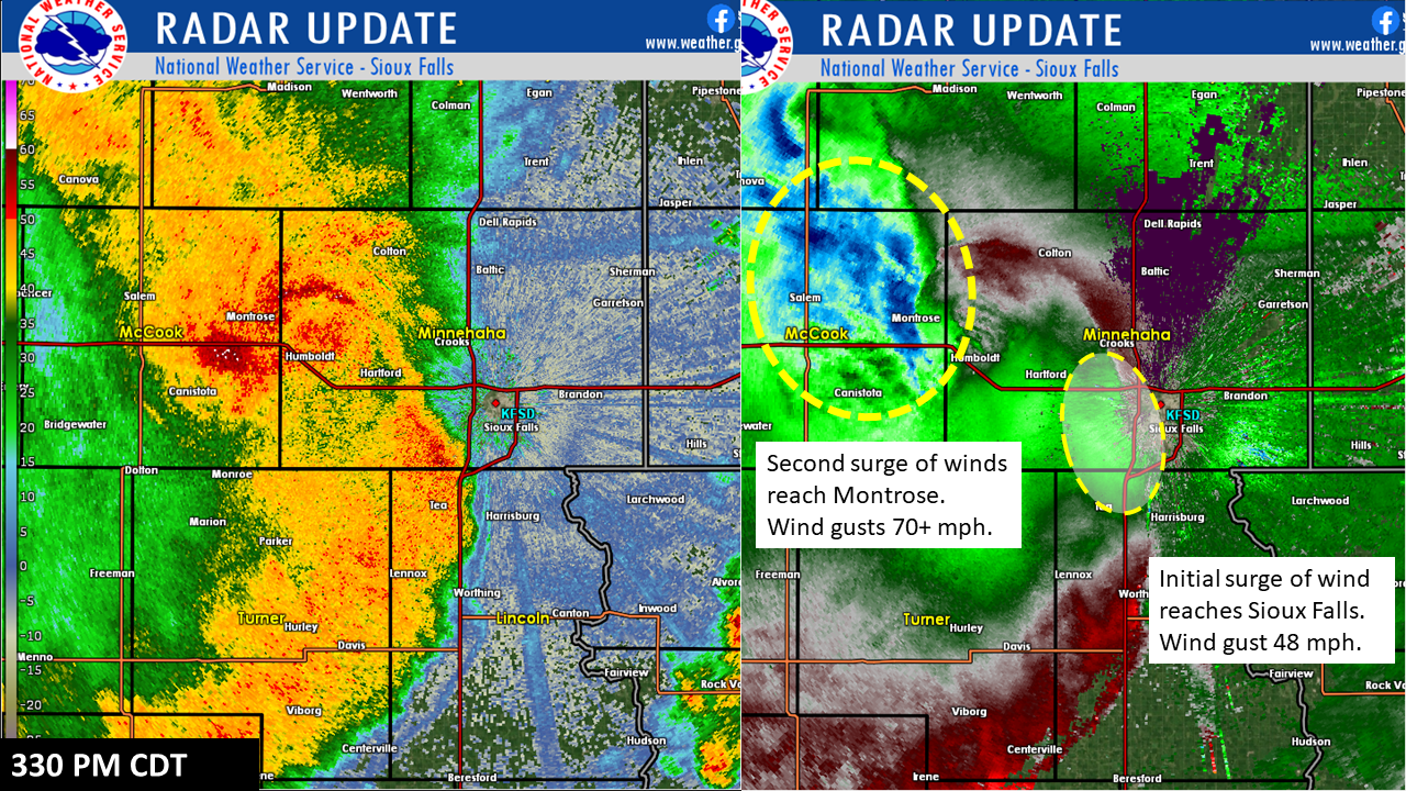 Radar Image from 330 PM CDT