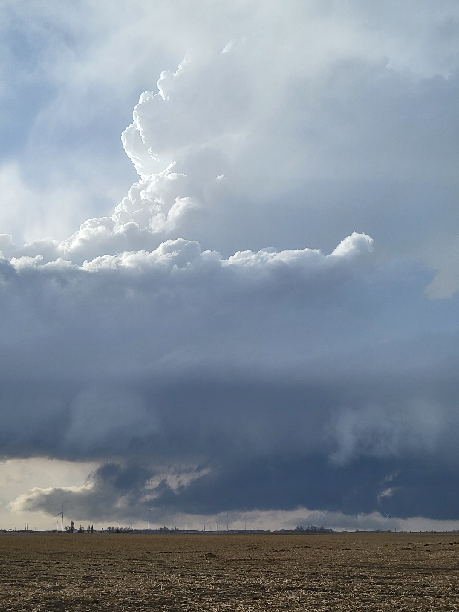 Base and tower of super cell, Tripp SD