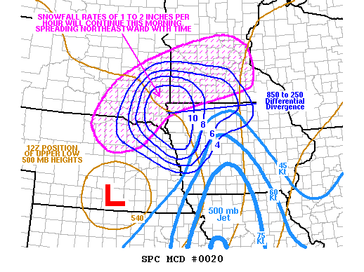 Mesoscale Discussion 20