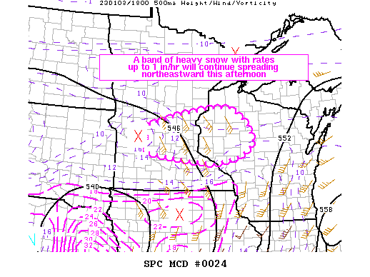 Mesoscale Discussion 24